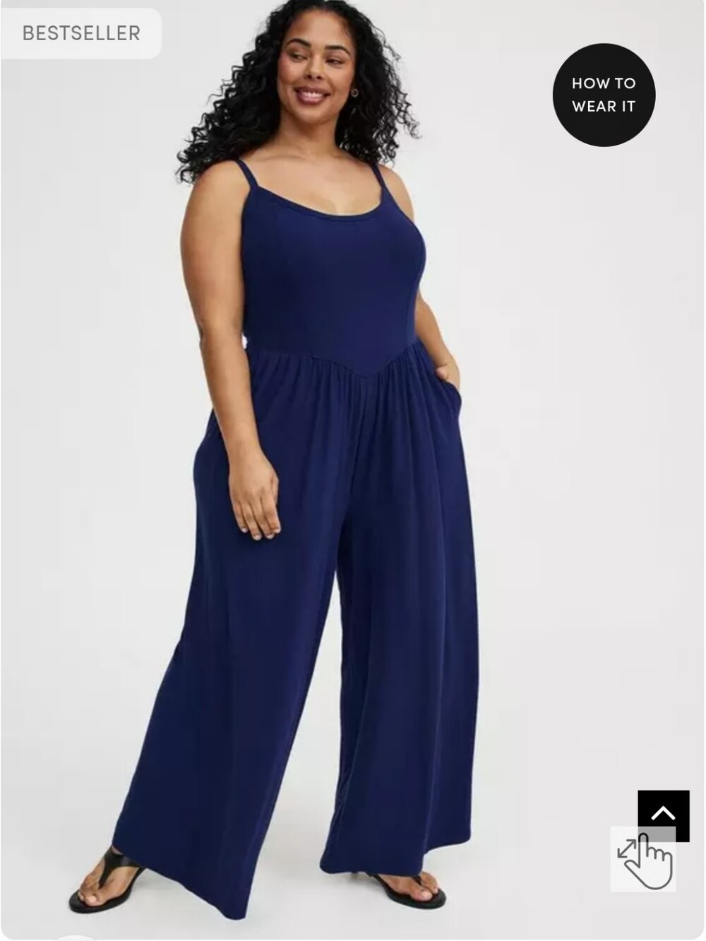 Torrid Super Soft Rib Wide-Leg Jumpsuit